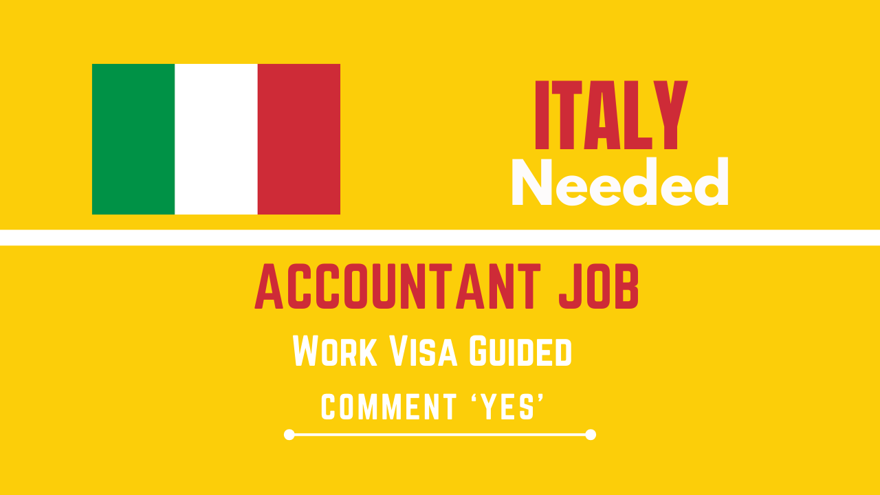 Accountant job in Italy