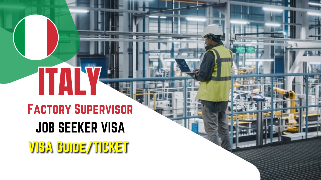 Factory Supervisor Job in Italy