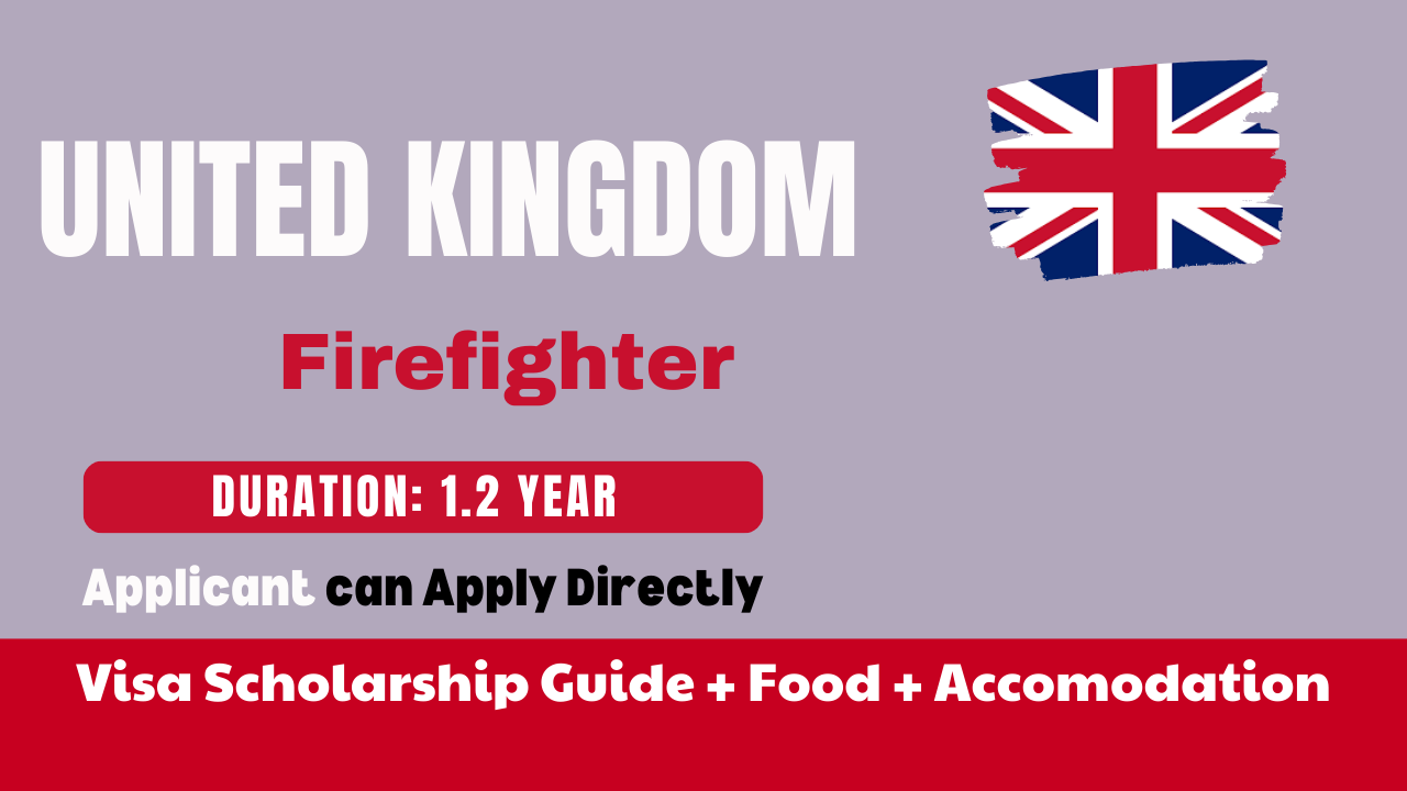 Firefighter job in United Kingdom with Work Visa Guide