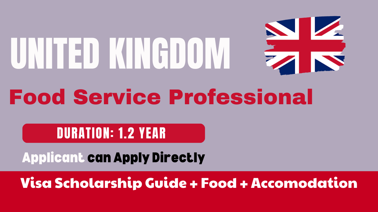 Food Service Professional job in United Kingdom with Work Visa Guide