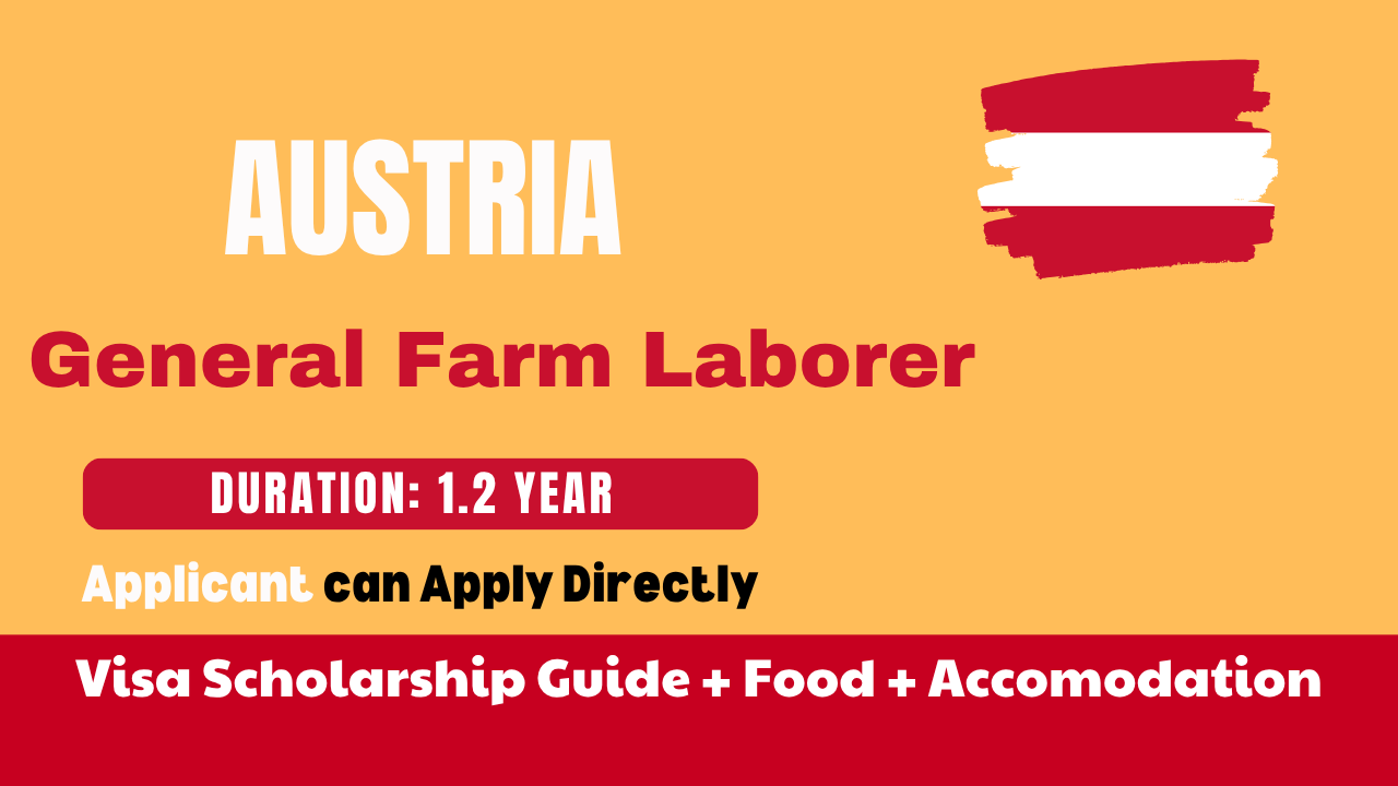 General Farm Laborer job in Austria with Work Visa
