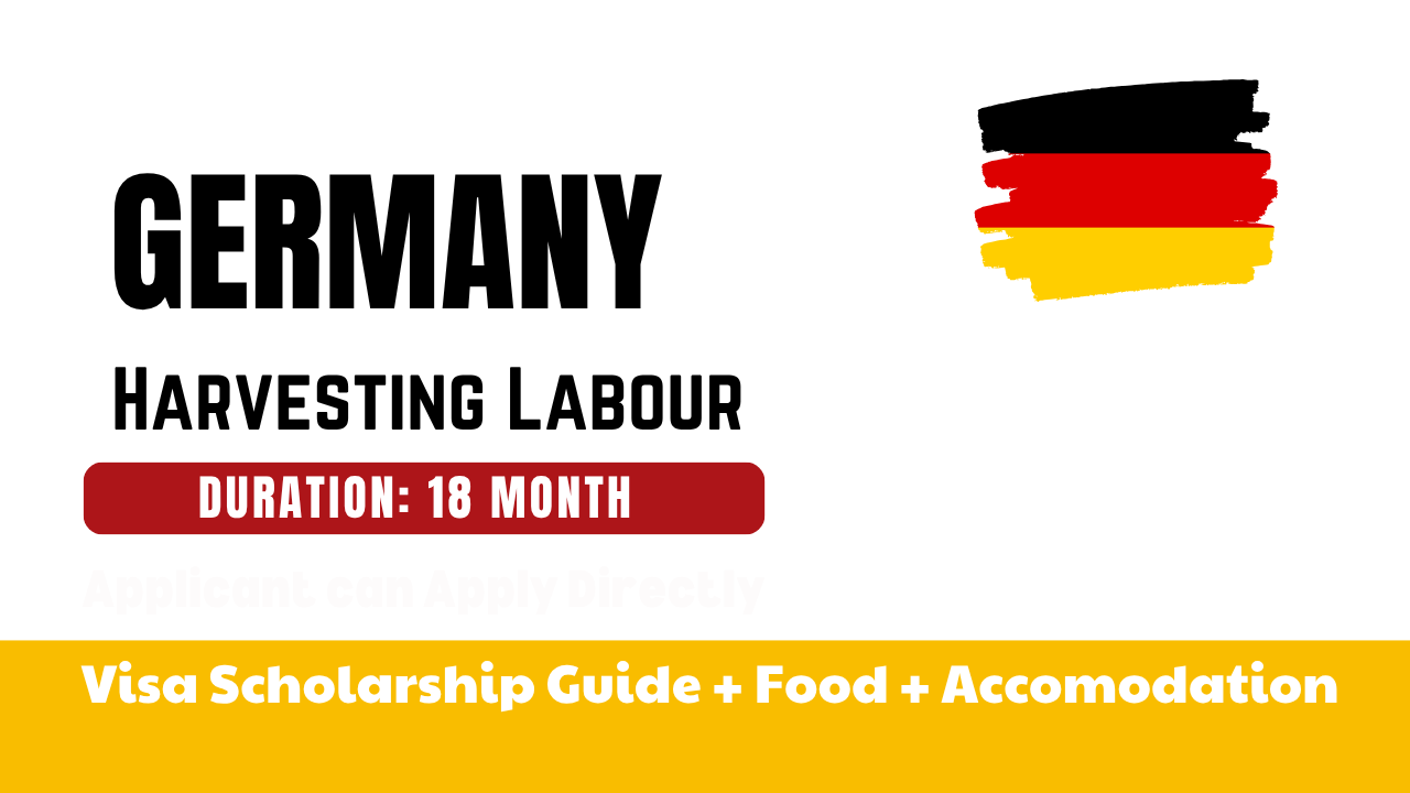 Harvesting Labour Required job in Germany With Work Visa Guide