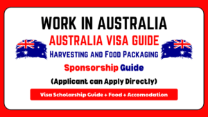 Harvesting and Food Packaging workers needed in Australia