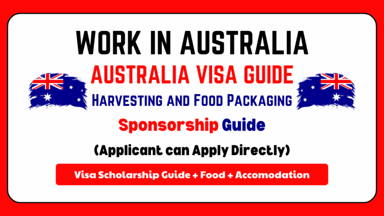 Harvesting and Food Packaging workers needed in Australia