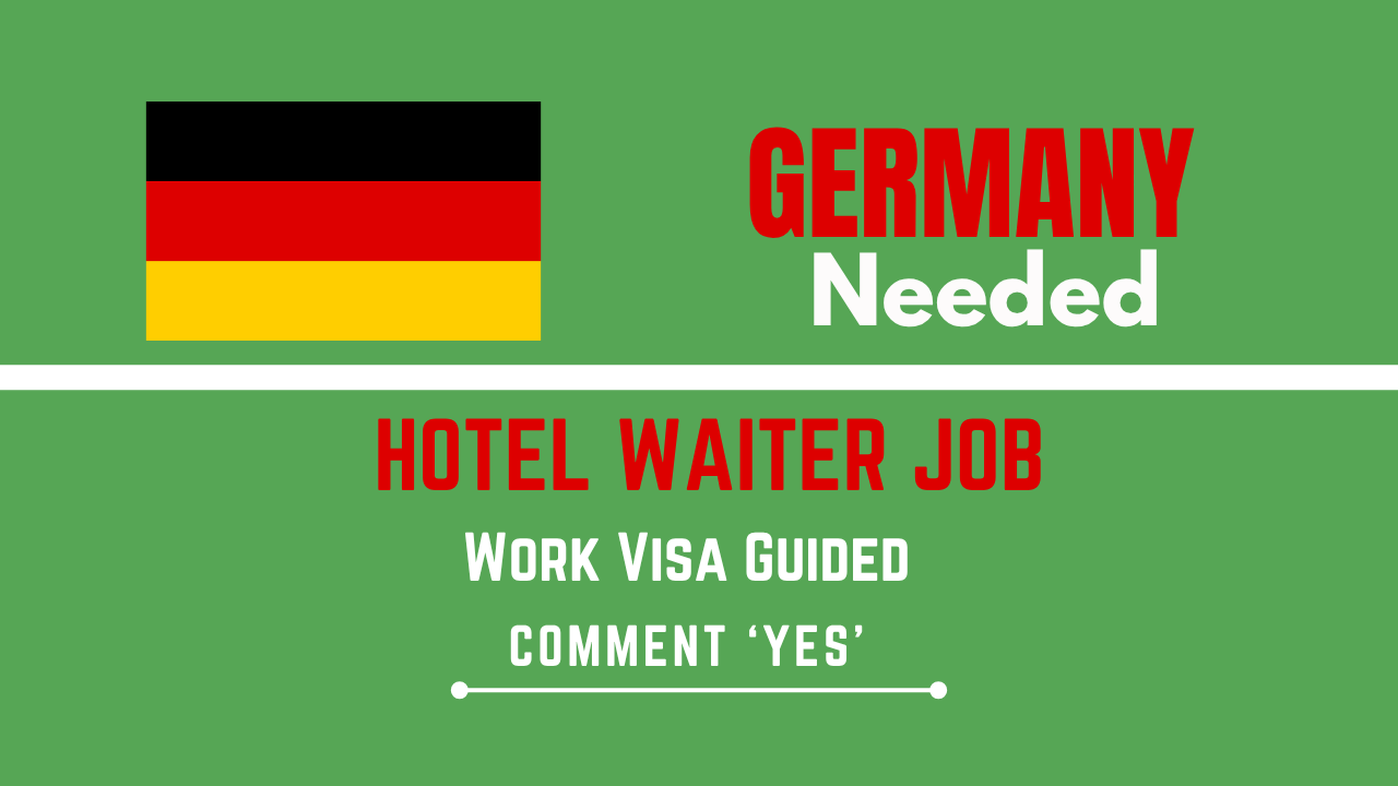 Hotel Waiter job in Germany