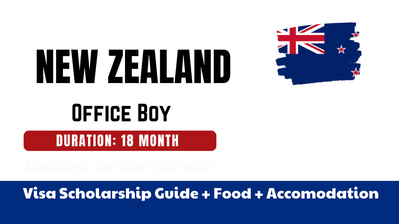 Office Boy job in New Zealand with Work Visa Guide