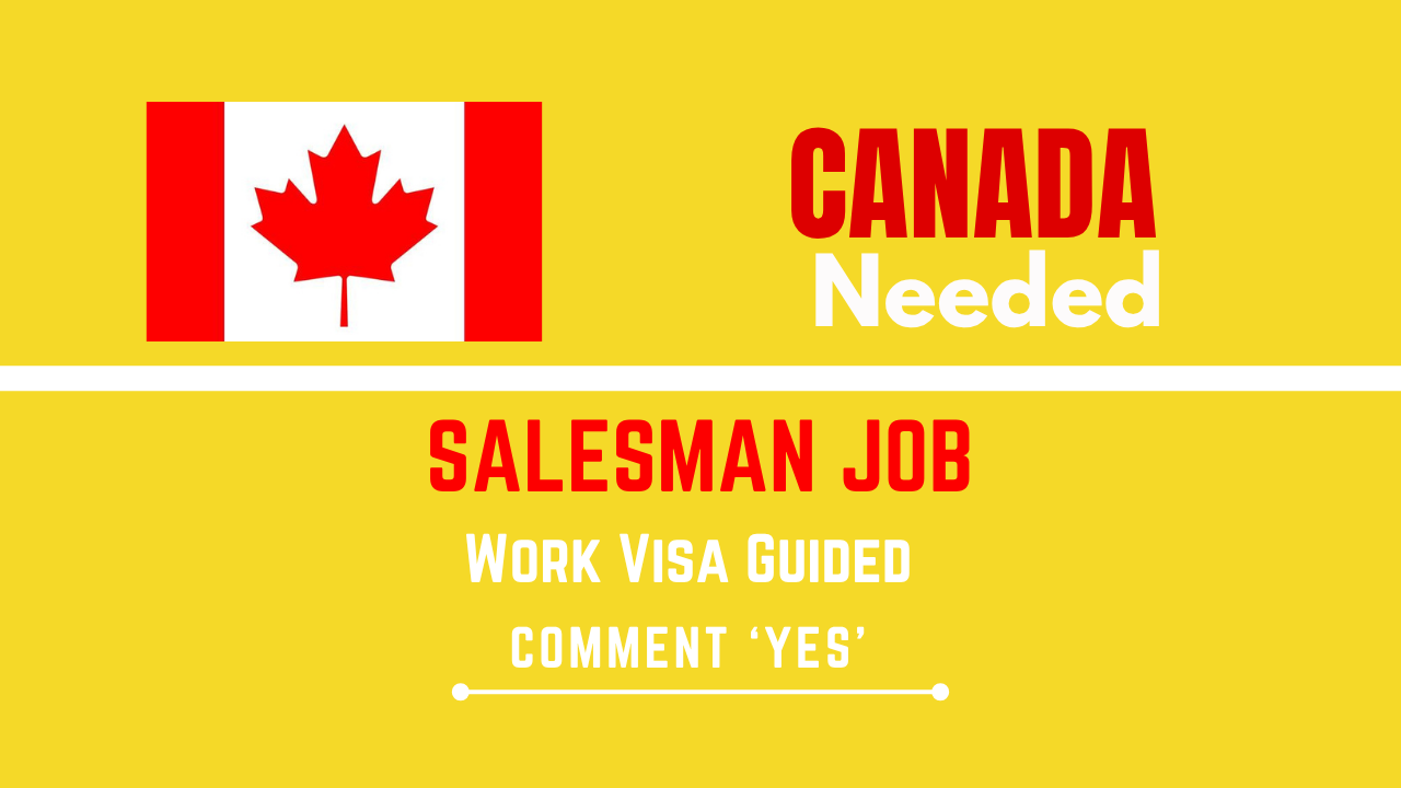 Salesman job in Canada