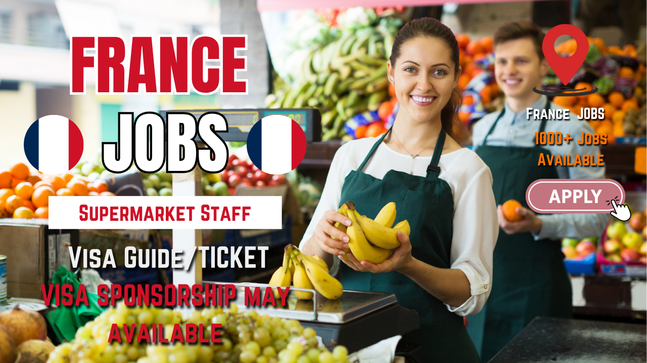 Supermarket Staff job in France