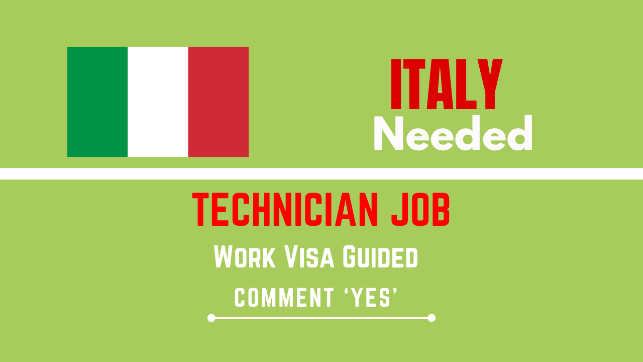 Technician job in Italy