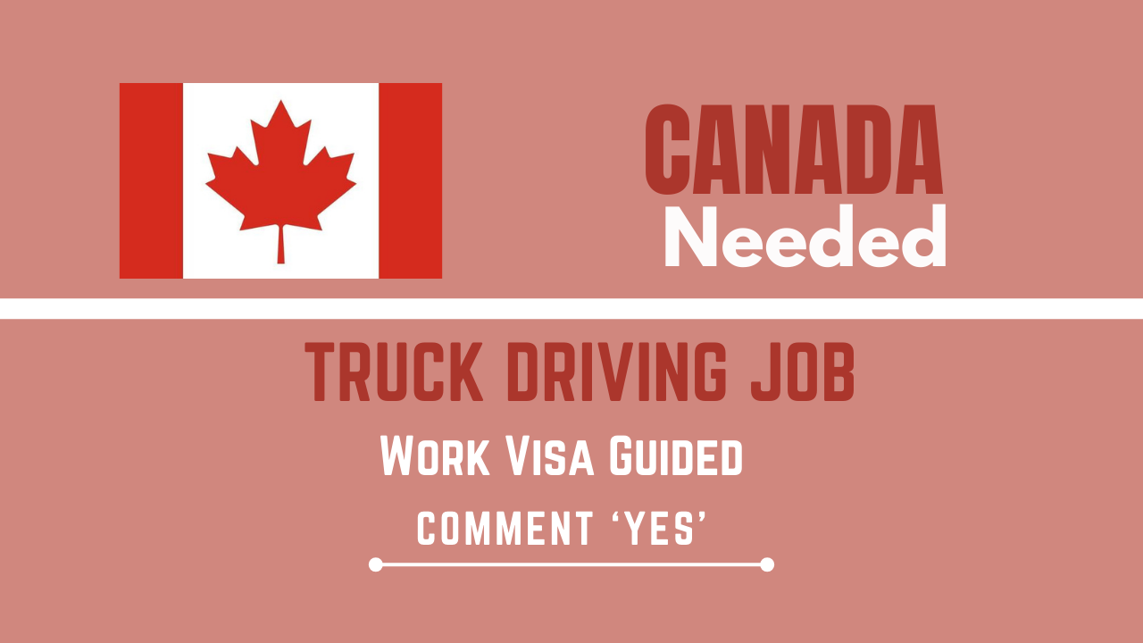 Truck Driving job in Canada