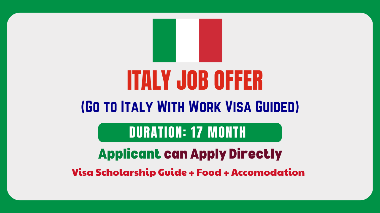 Ground Staff job in Italy