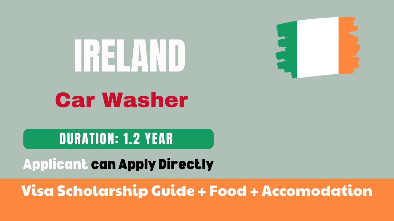 Car Washer Jobs in Ireland Visa Sponsorship, Pay Scale & Eligibility