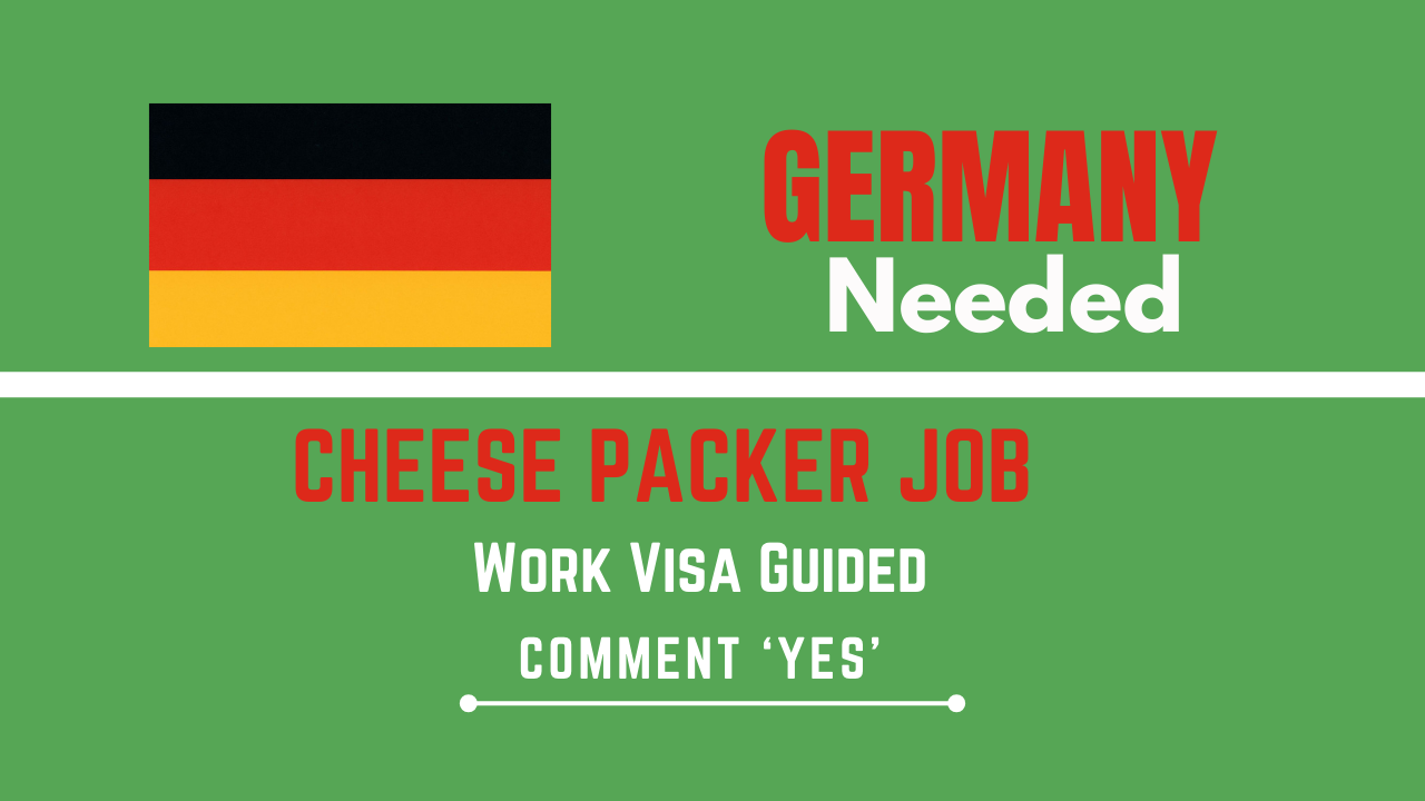 Cheese Packer job in Germany