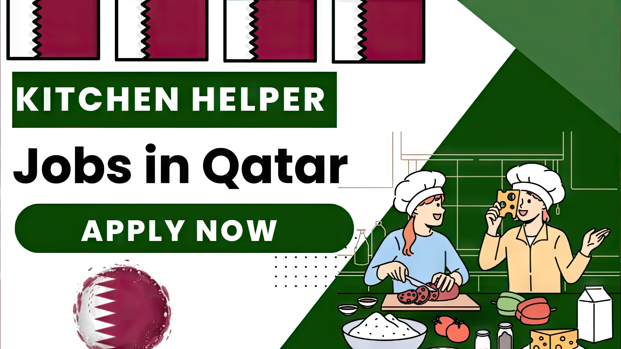 Kitchen Helper Jobs in Qatar Free Work Visa Sponsorship