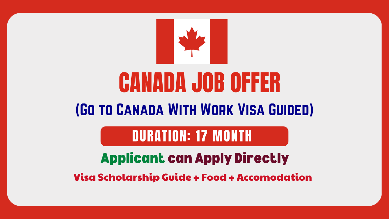 Receptionist job in Canada