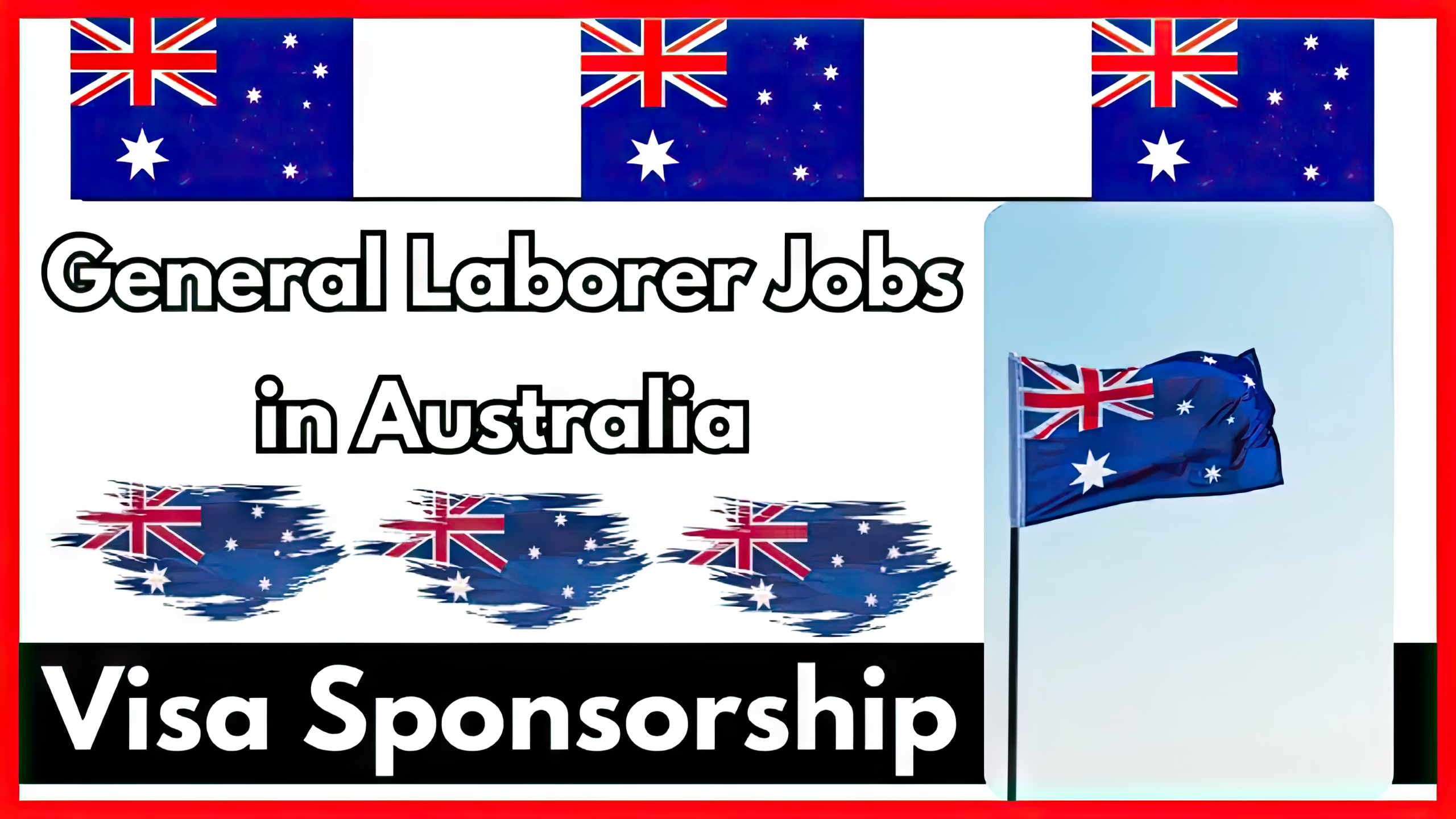 General Laborer Jobs in Australia with Visa Sponsorship for Foreign Workers