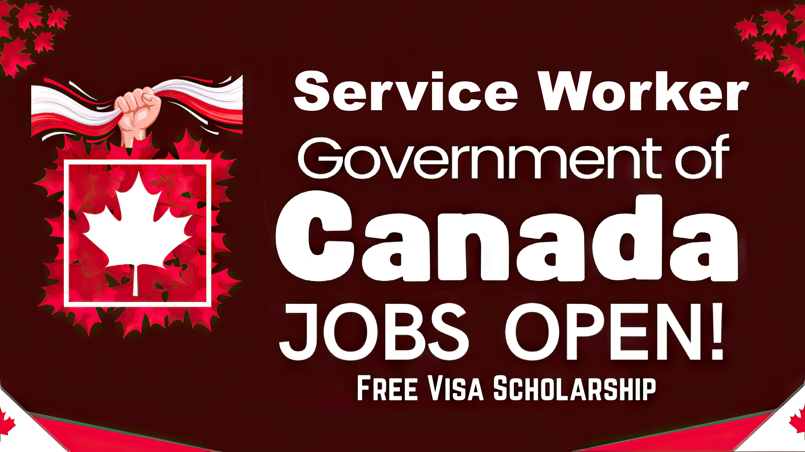 Service Worker Jobs in Government of Canada with Free Visa Scholarship